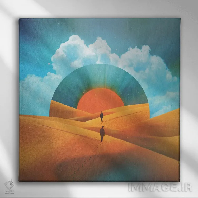 تابلو کوانتوم اثر فرن رودریگز - نمای روبهرو روی دیوار