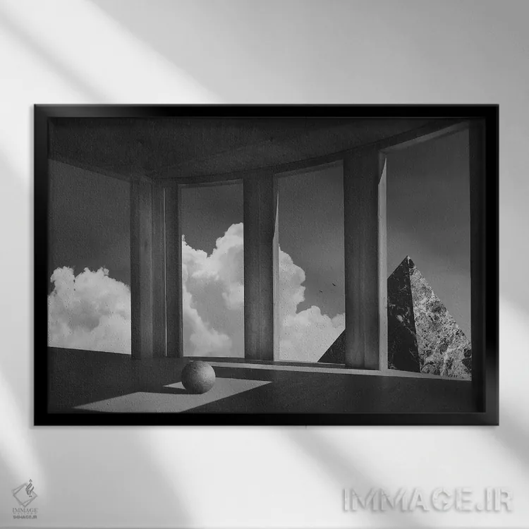 تابلو "مشاهده چهارم" اثر فرن رودریگز - نمای قابدار مشکی