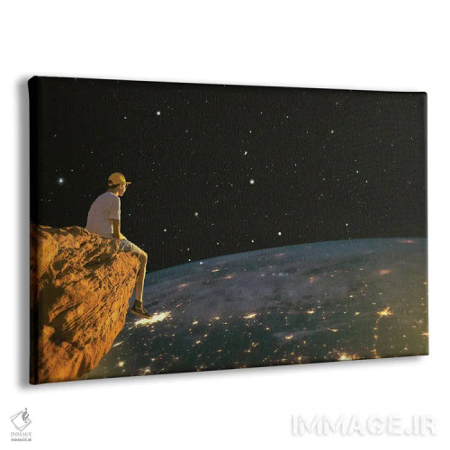 تابلو شب زرد اثر فرن رودریگز - نمای پرسپکتیو محصول