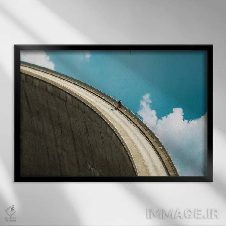 تابلو سد ۲ اثر فرن رودریگز - نمای قابدار مشکی