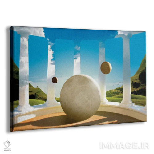 تابلو شکل ابرها اثر فرن رودریگز - نمای پرسپکتیو محصول