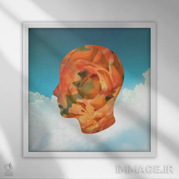 تابلو فلشبک (یادآوری گذشته) اثر فرن رودریگز - نمای قابدار سفید