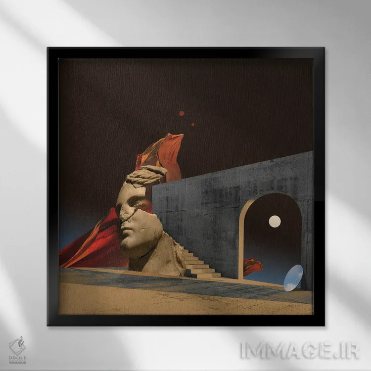 تابلو رویابین اثر فرن رودریگز - نمای قابدار مشکی