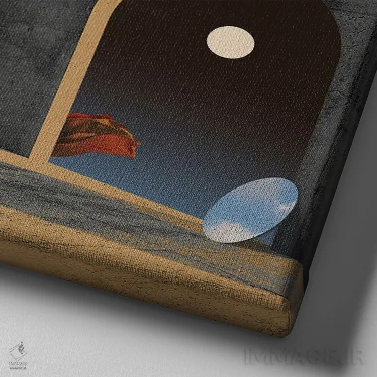 تابلو رویابین اثر فرن رودریگز - نمای نزدیک بافت بوم