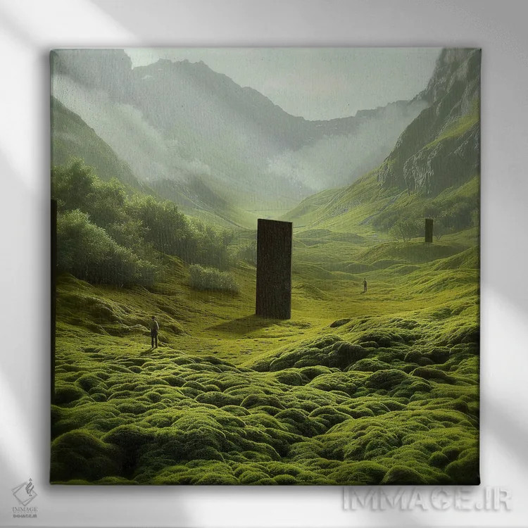 تابلو روشنایی (اسپانیایی) اثر فرن رودریگز - نمای روبهرو روی دیوار