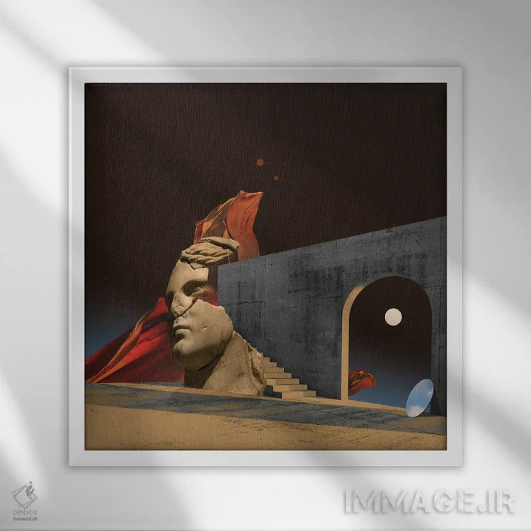 تابلو رویابین اثر فرن رودریگز - نمای قابدار سفید