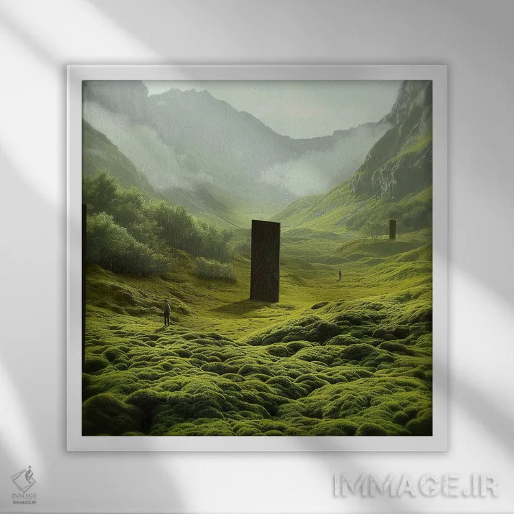 تابلو روشنایی (اسپانیایی) اثر فرن رودریگز - نمای قابدار سفید