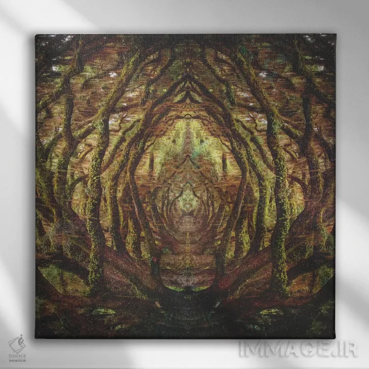 تابلو جنگلها ۲ اثر فرن رودریگز - نمای روبهرو روی دیوار