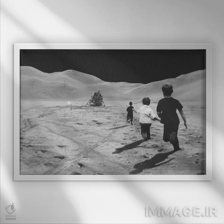 تابلو مرا به خانه ببر اثر فرن رودریگز - نمای قابدار سفید