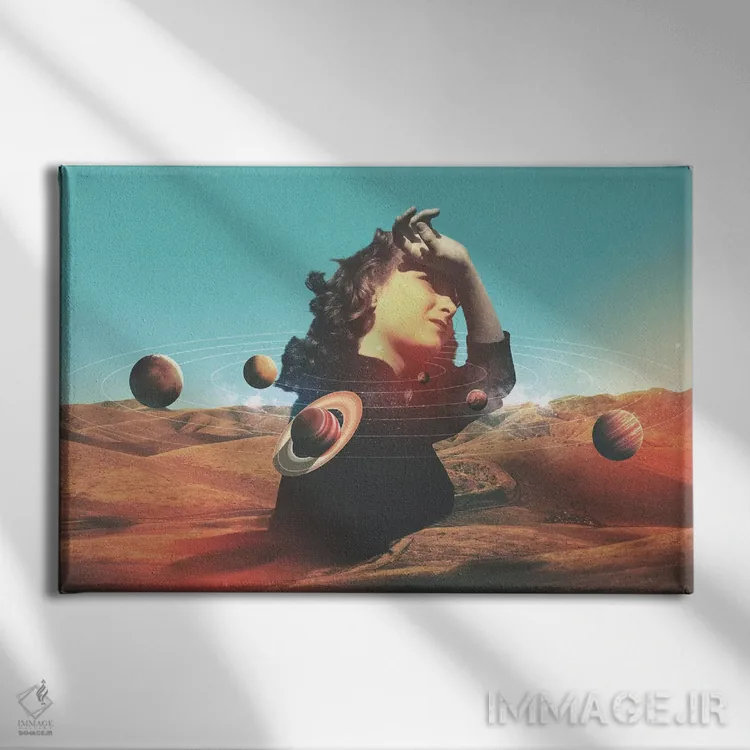 تابلو مدارها ۲ اثر فرن رودریگز - نمای روبهرو روی دیوار