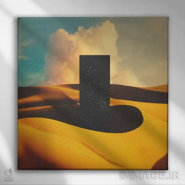 تابلو تکسنگ ۱ اثر فرن رودریگز - نمای روبهرو روی دیوار