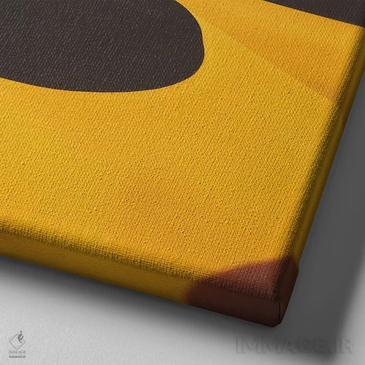 تابلو تکسنگ ۱ اثر فرن رودریگز - نمای نزدیک بافت بوم