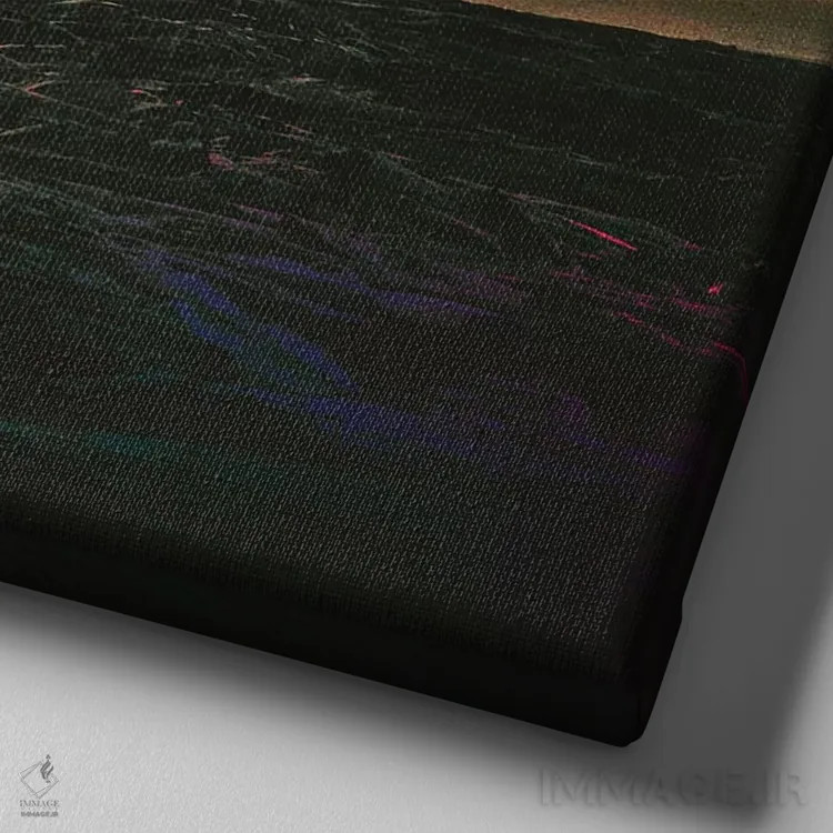 تابلو سرگردان اثر فرن رودریگز - نمای نزدیک بافت بوم