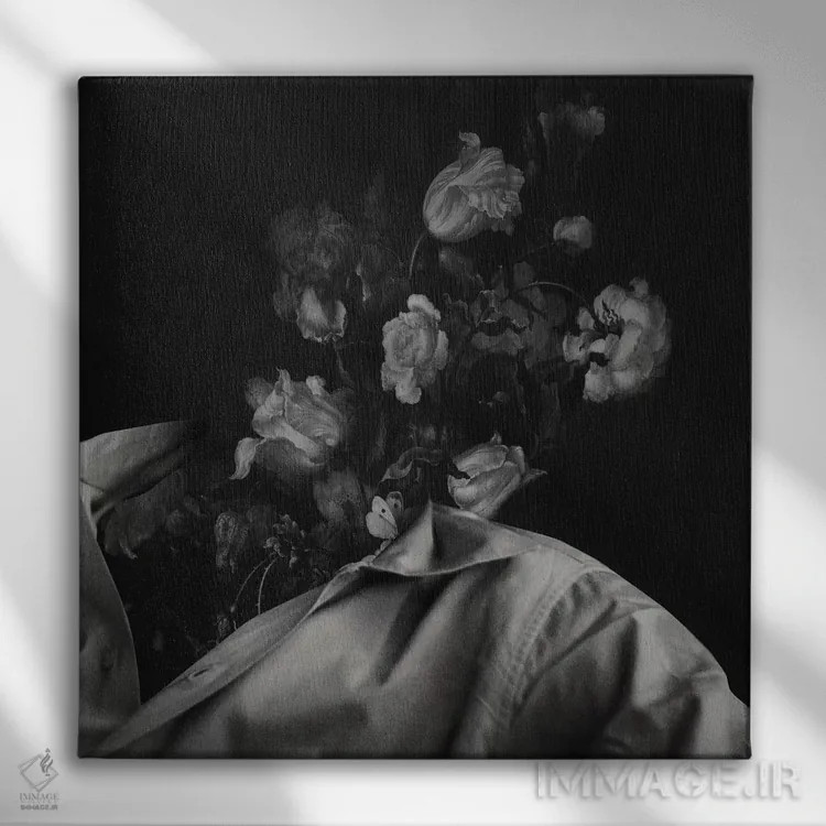 تابلو در شکوفه ۱ اثر فرن رودریگز - نمای روبهرو روی دیوار