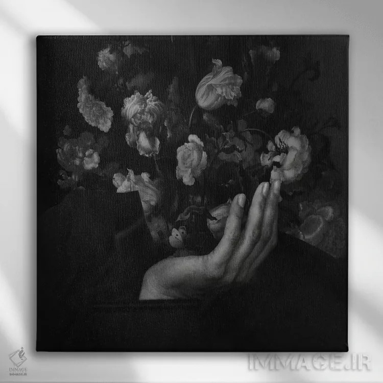 تابلو در شکوفه ۲ اثر فرن رودریگز - نمای روبهرو روی دیوار