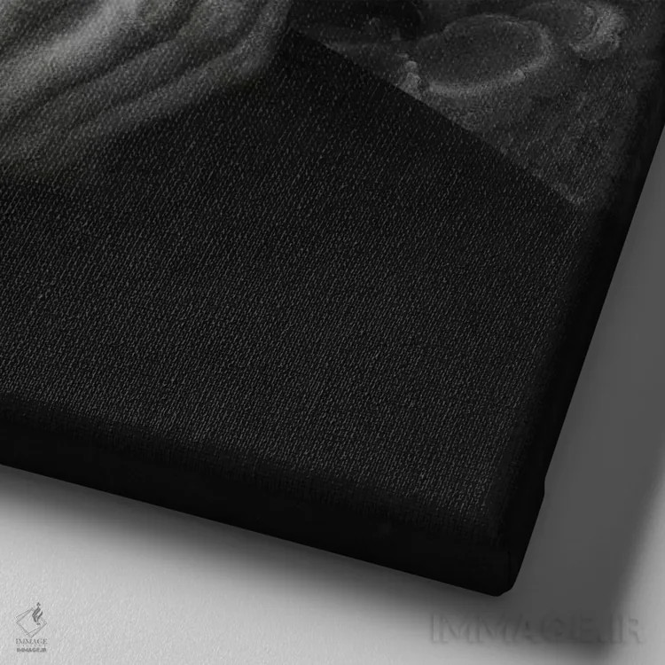 تابلو در شکوفه ۲ اثر فرن رودریگز - نمای نزدیک بافت بوم