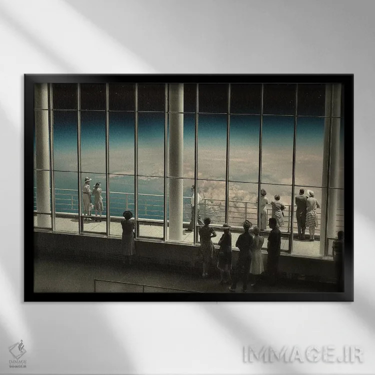 تابلو منظره ۲ اثر فرن رودریگز - نمای قابدار مشکی