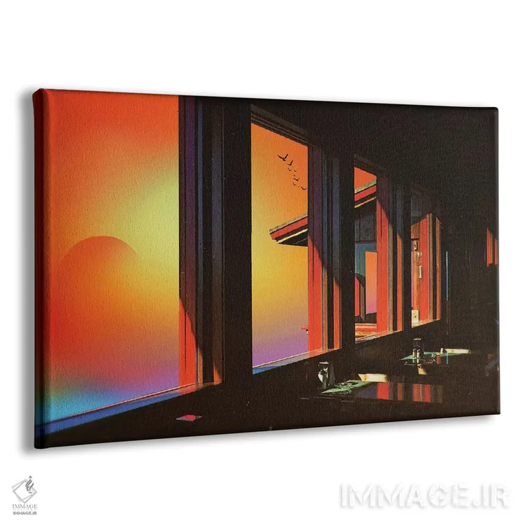 تابلو آسمان سیلوسایبین (قارچ روانگردان) اثر فرن رودریگز - نمای پرسپکتیو محصول