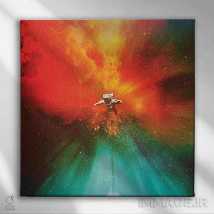 تابلو سرگردان (گیر افتاده) اثر فرن رودریگز - نمای روبهرو روی دیوار