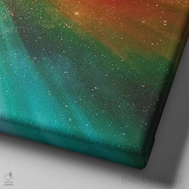 تابلو سرگردان (گیر افتاده) اثر فرن رودریگز - نمای نزدیک بافت بوم