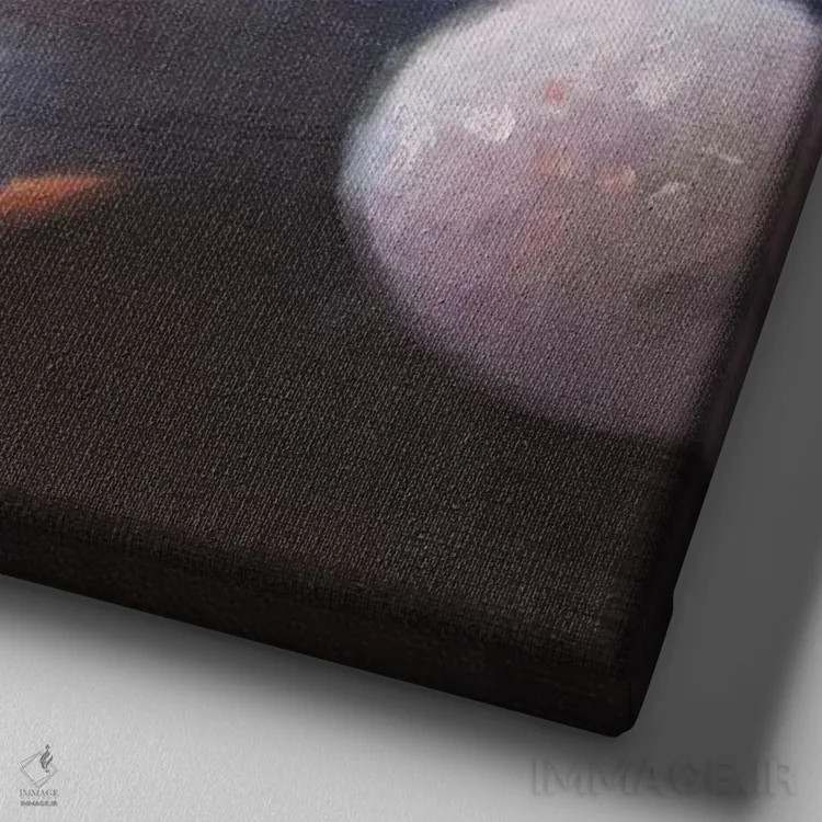 تابلو پس از گلف ۱ اثر هِدر اِی. فرنچ-روسیه - نمای نزدیک بافت بوم