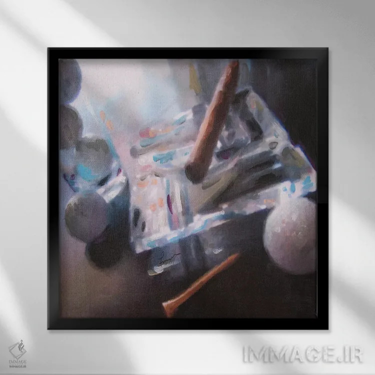 تابلو پس از گلف ۱ اثر هِدر اِی. فرنچ-روسیه - نمای قابدار مشکی