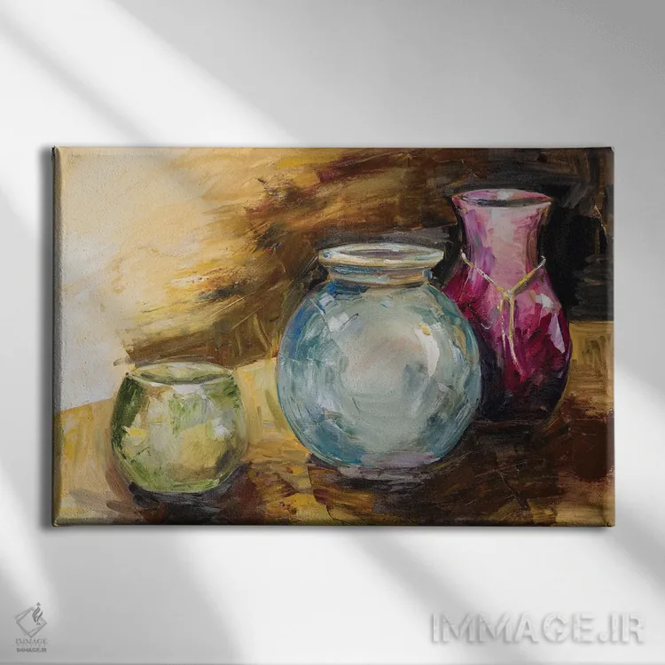 تابلو گلدانهای جواهرنشان اثر هِدر اِی. فرنچ-روسیه - نمای روبهرو روی دیوار