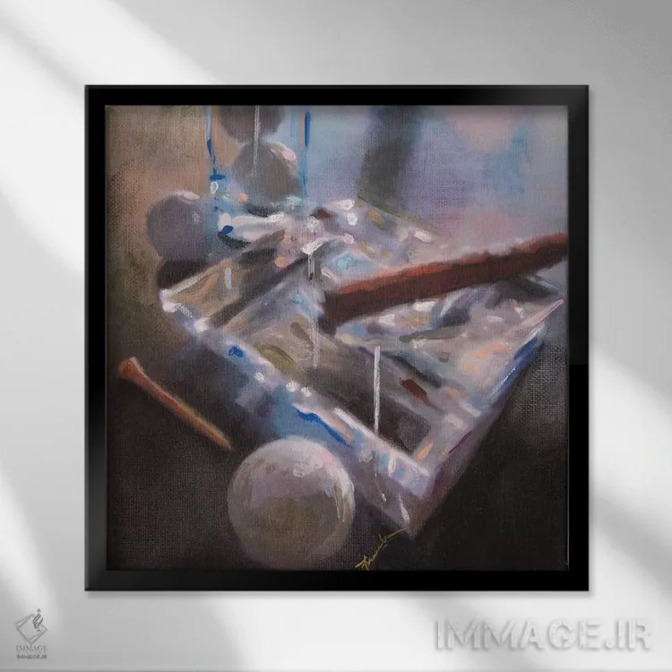 تابلو پس از گلف ۲ اثر هِدر اِی. فرنچ-روسیه - نمای قابدار مشکی
