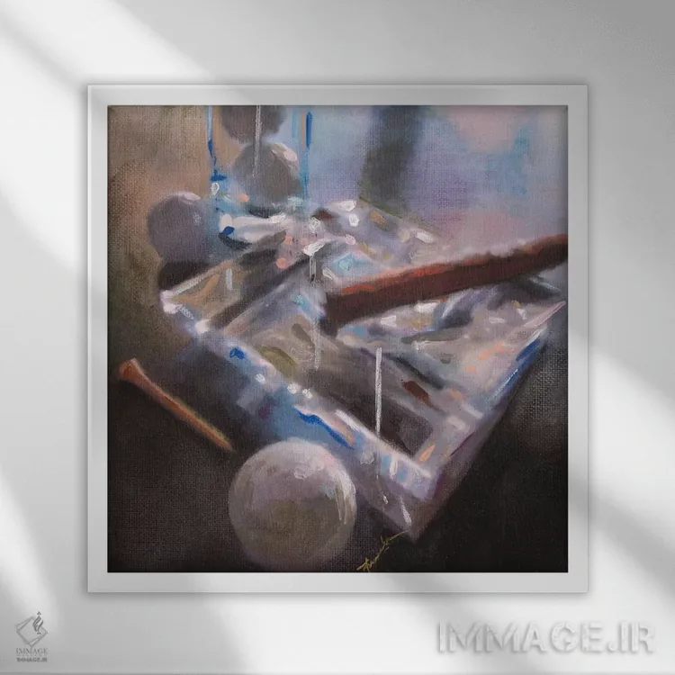 تابلو پس از گلف ۲ اثر هِدر اِی. فرنچ-روسیه - نمای قابدار سفید