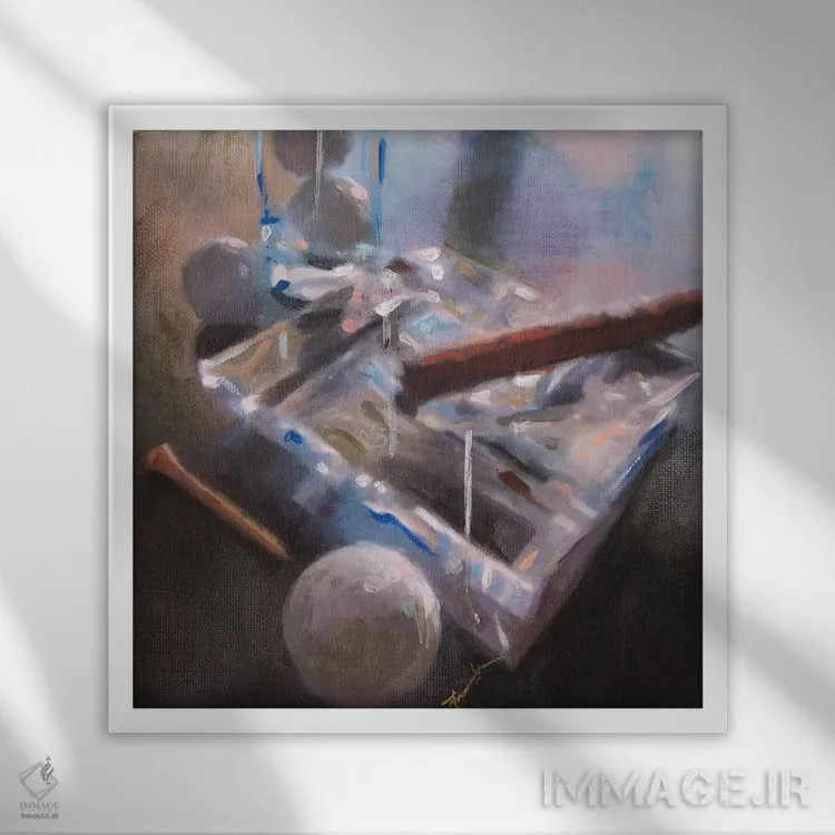 تابلو پس از گلف ۲ اثر هِدر اِی. فرنچ-روسیه - نمای قابدار سفید