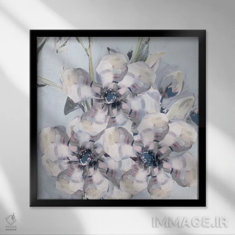 تابلو دستهگلها ۱ اثر هِدر اِی. فرنچ-روسیه - نمای قابدار مشکی