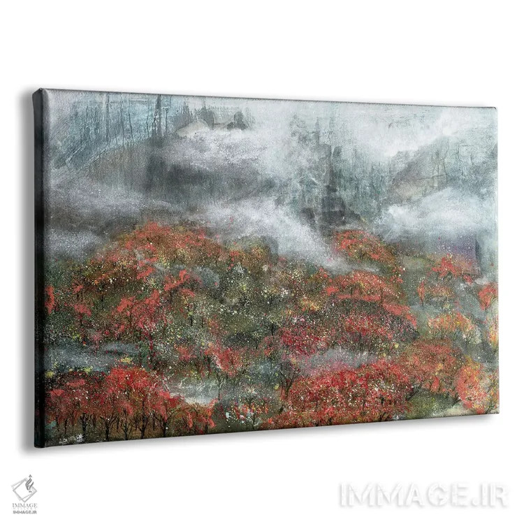 تابلو لبهٔ مهآلود اثر مینگ فرانز - نمای پرسپکتیو محصول