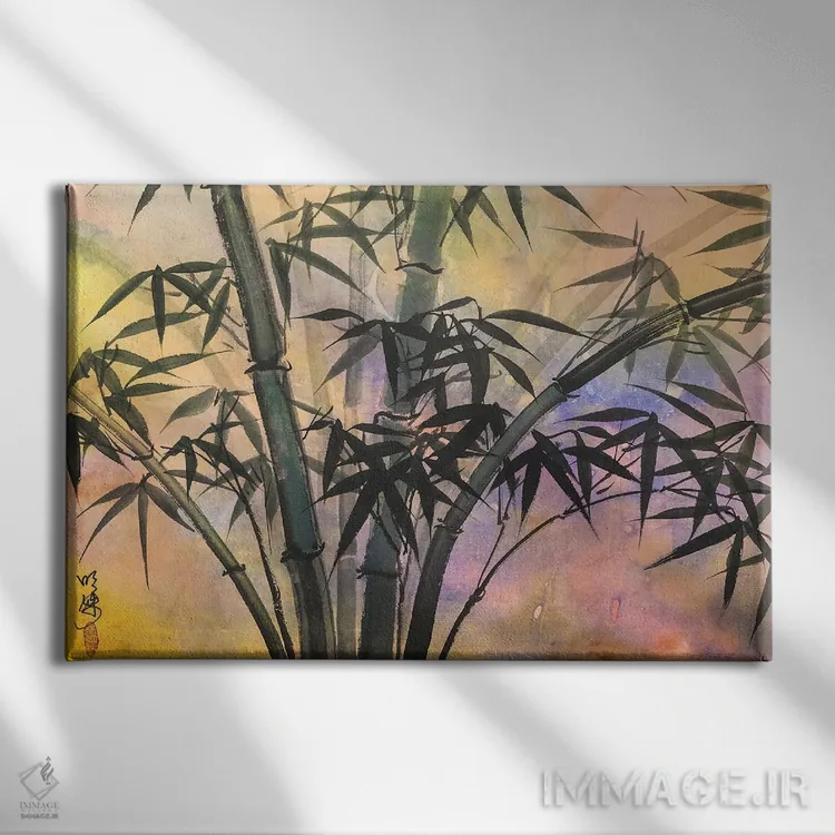 تابلو درودها اثر مینگ فرانز - نمای روبهرو روی دیوار