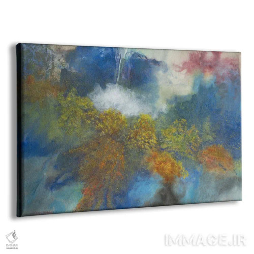 تابلو کوه آبی باشکوه اثر مینگ فرانز - نمای پرسپکتیو محصول
