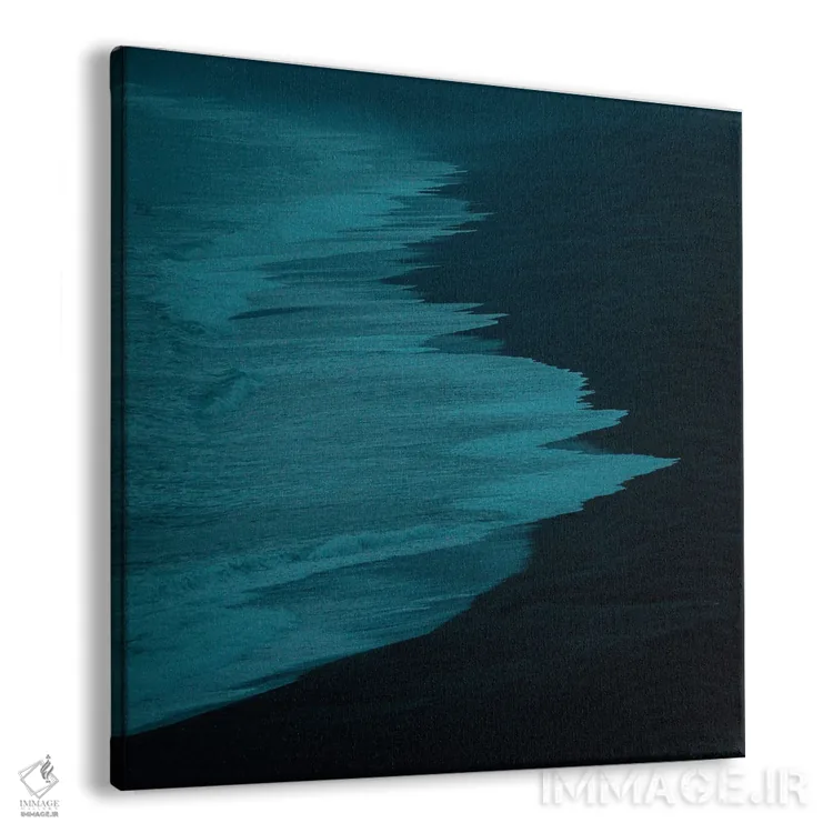 تابلو ساعت آبی ۲ اثر استفن فوسبک - نمای پرسپکتیو محصول