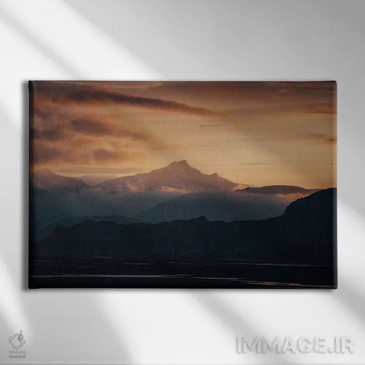 تابلو لحظاتی پیش از غروب اثر استفن فوسبک - نمای روبهرو روی دیوار