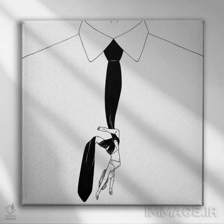 تابلو با من برقص اثر فیلیپو اسپینلی - نمای روبهرو روی دیوار