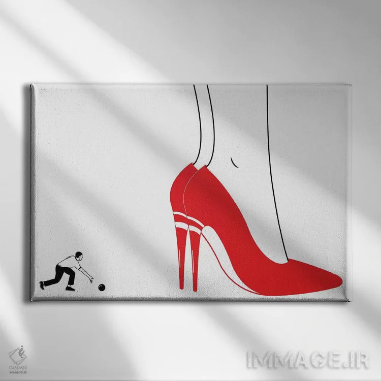 تابلو ضربه اثر فیلیپو اسپینلی - نمای روبهرو روی دیوار