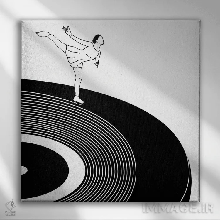 تابلو رقص صدا اثر فیلیپو اسپینلی - نمای روبهرو روی دیوار