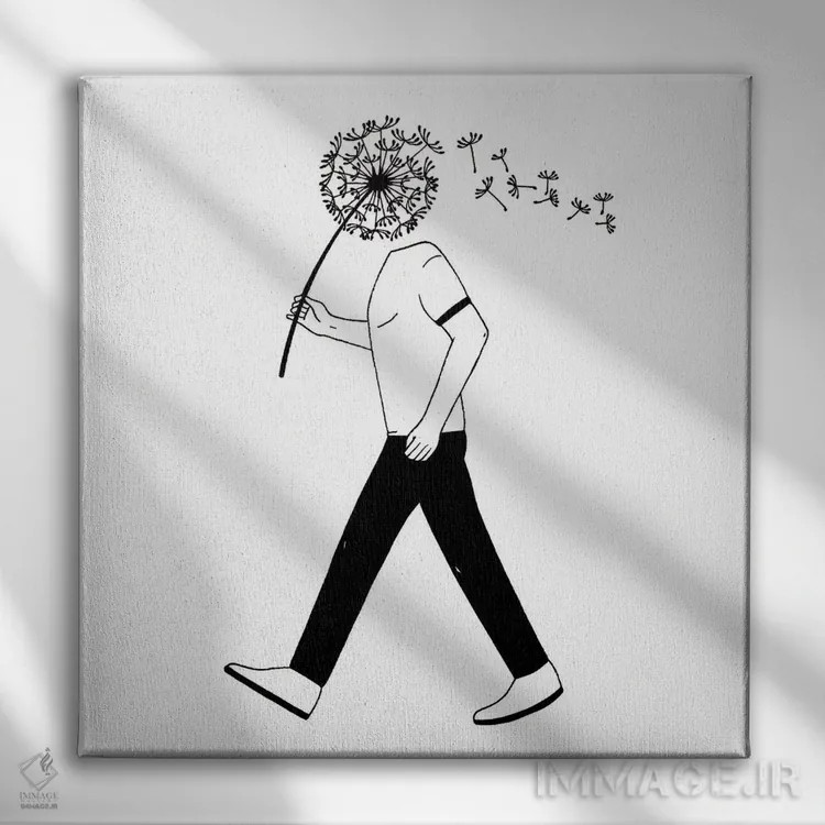 تابلو محوشدن اثر فیلیپو اسپینلی - نمای روبهرو روی دیوار