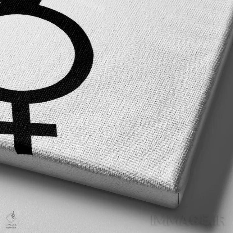 تابلو زنانه بودن اثر فیلیپو اسپینلی - نمای نزدیک بافت بوم