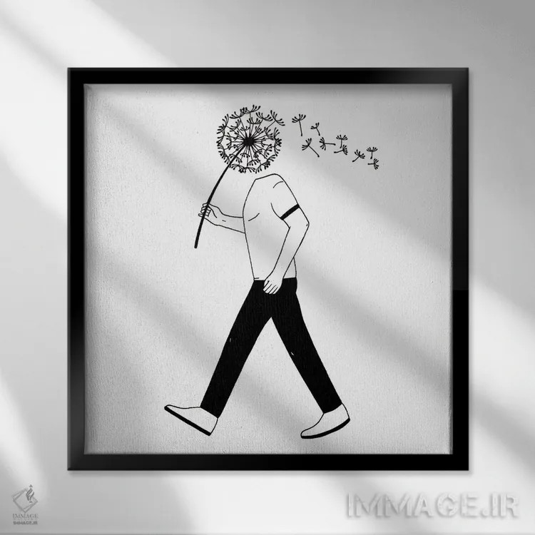 تابلو محوشدن اثر فیلیپو اسپینلی - نمای قابدار مشکی