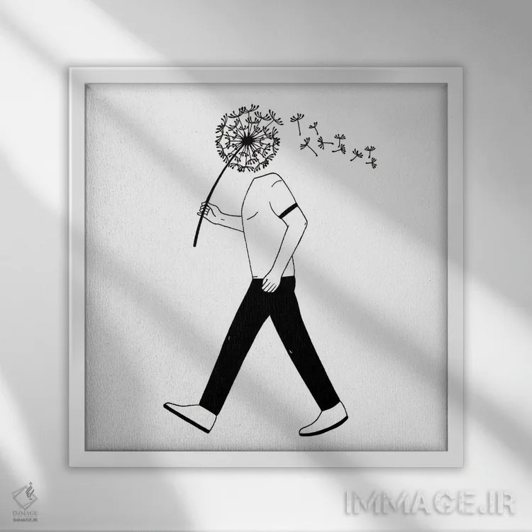 تابلو محوشدن اثر فیلیپو اسپینلی - نمای قابدار سفید