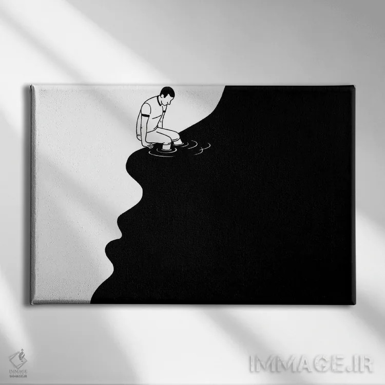 تابلو کمبود اثر فیلیپو اسپینلی - نمای روبهرو روی دیوار