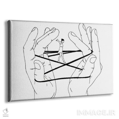 تابلو عشق یک بازی در توازن مخاطرهآمیز است اثر فیلیپو اسپینلی - نمای پرسپکتیو محصول