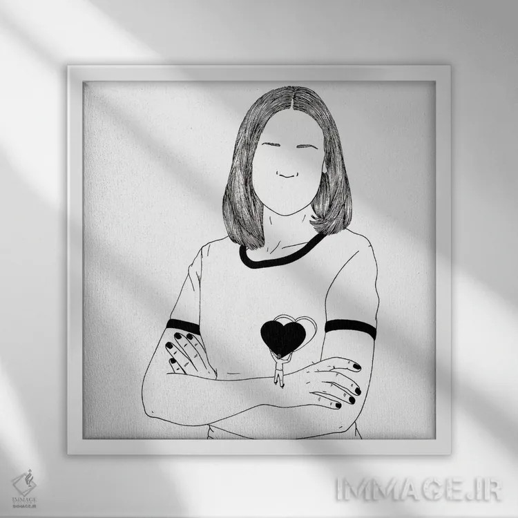 تابلو مفصل/پیوند اثر فیلیپو اسپینلی - نمای قابدار سفید