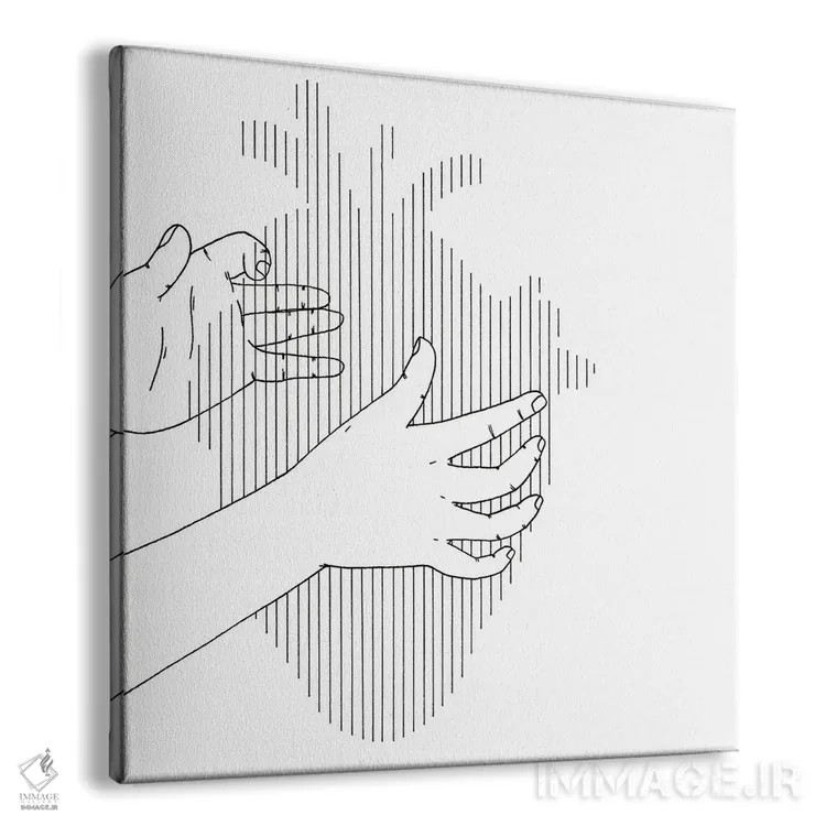 تابلو موسیقی قلب اثر فیلیپو اسپینلی - نمای پرسپکتیو محصول