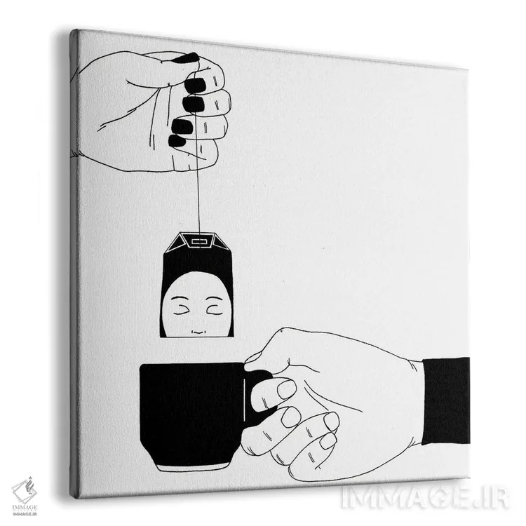 تابلو تفکر آرامبخش اثر فیلیپو اسپینلی - نمای پرسپکتیو محصول