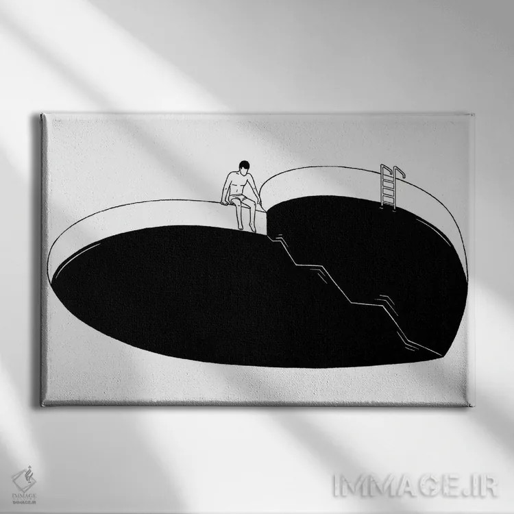 تابلو شکستن اثر فیلیپو اسپینلی - نمای روبهرو روی دیوار