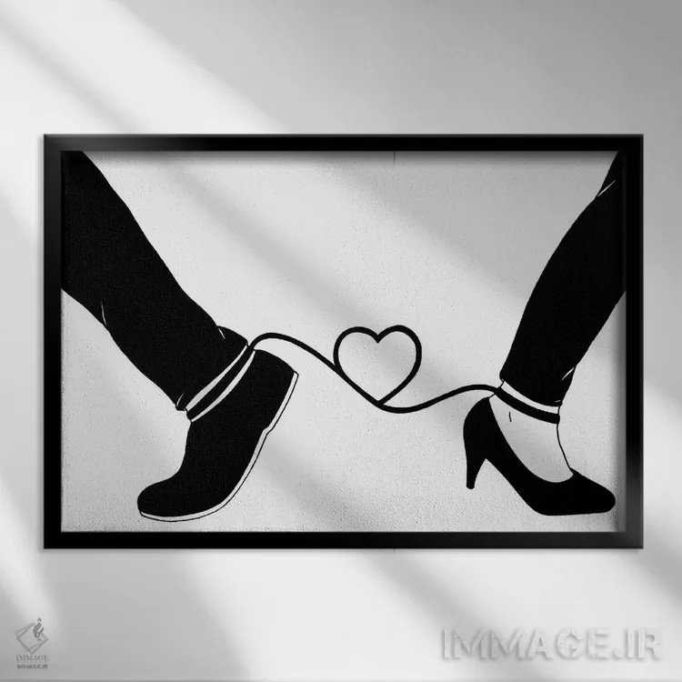 تابلو روابط اثر فیلیپو اسپینلی - نمای قابدار مشکی